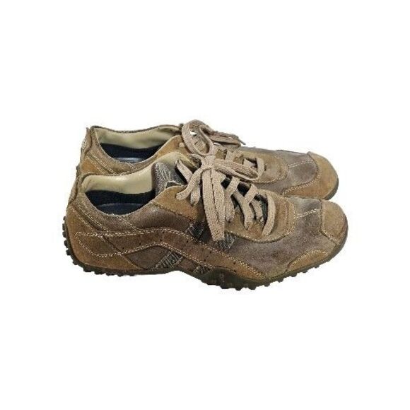 Skechers Shoes Mens Citywalk Wharf Oxford 9.5 Brown Leather Driving Loafer 60538 - Picture 4 of 5